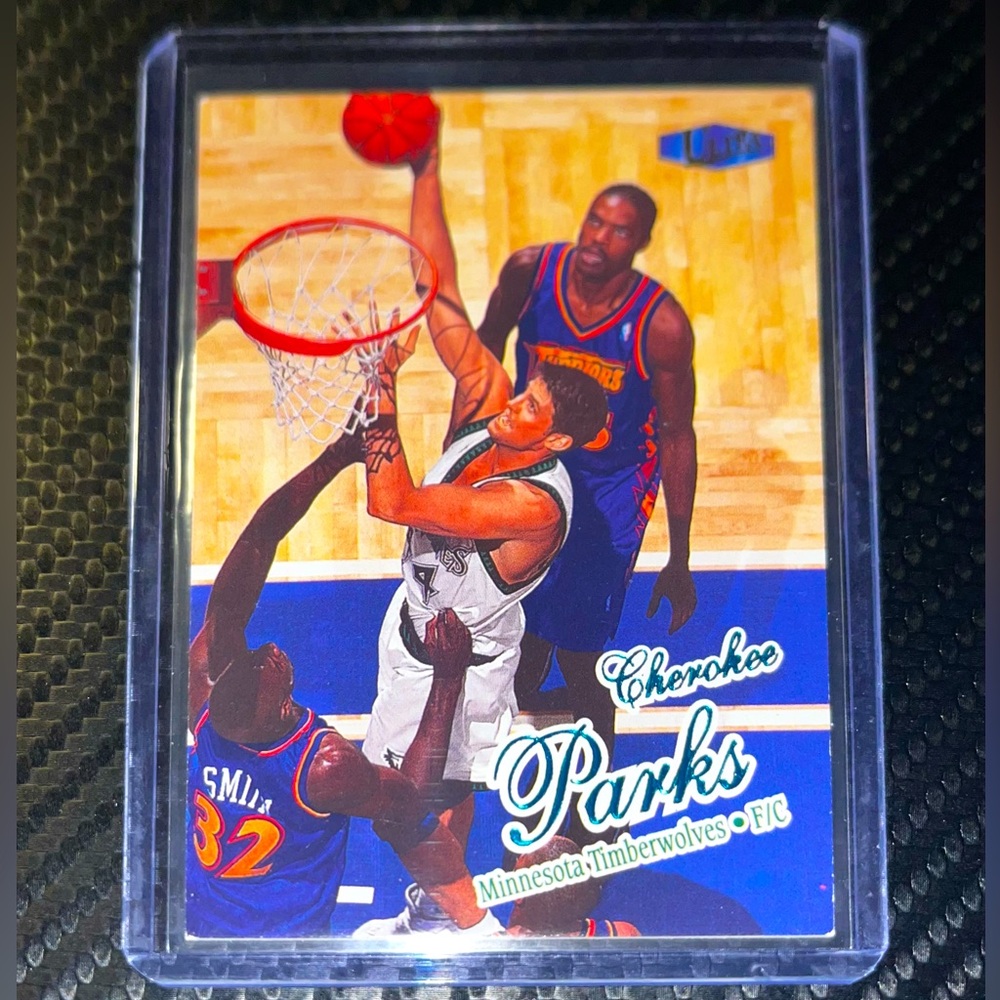CHEROKEE PARKS 1998 FLEER ULTRA TIMBERWOLVES NBA CARD SPREWELL DEFENSE NYK